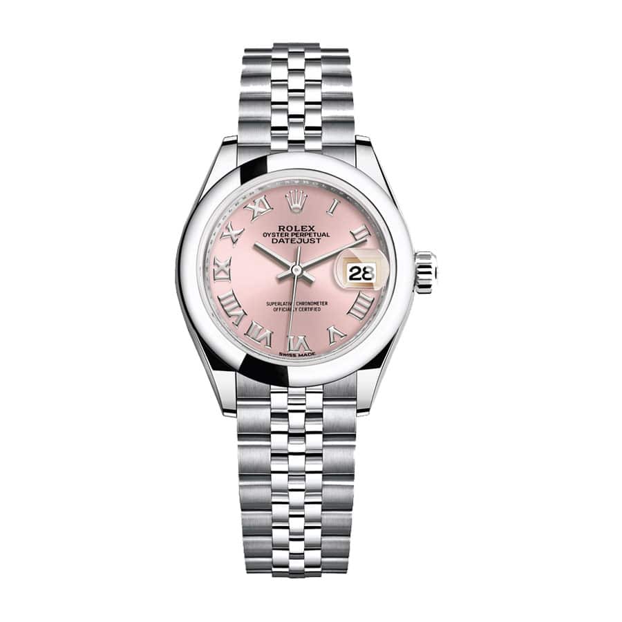 rolex-datejust-28mm-Rolex 18238-pink-dial